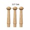 Kitcheniva 25 Pcs 3.5" Shaker Pegs Oak Birch Maple Wood Wall Hanger Wall Mount Crafts DIY